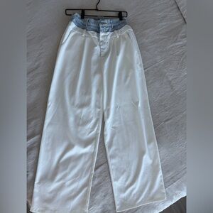 Elegant White Women's Trousers